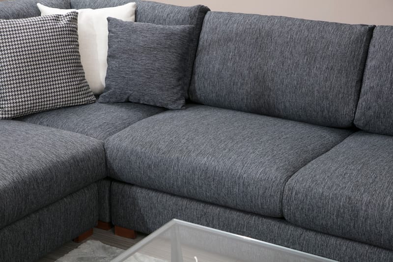 Huelva Chaiselongsofa - Grå - Sofa med chaiselong