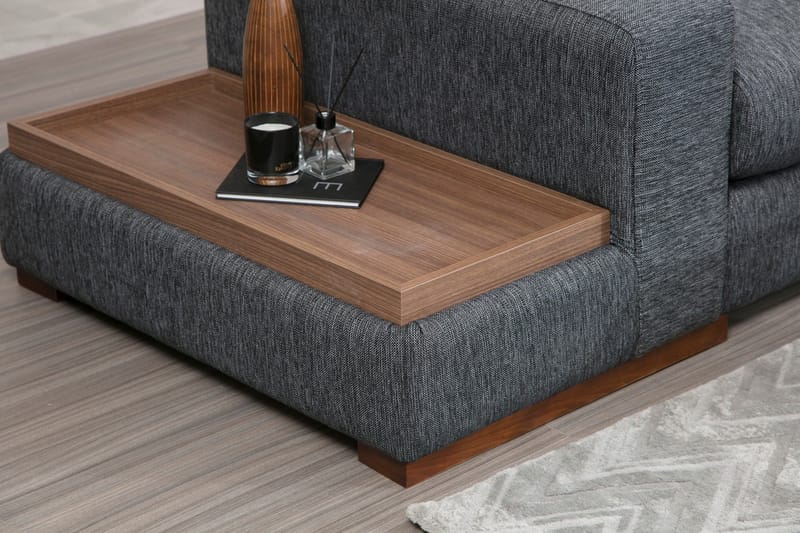 Huelva Chaiselongsofa - Grå - Møbler - Sofaer - Sofa med chaiselong