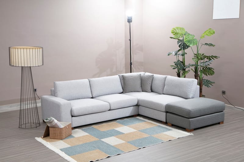 Huelva Chaiselongsofa - Grå - Møbler - Sofaer - Sofa med chaiselong