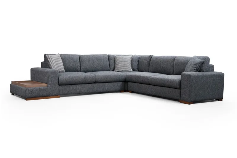 Huelva Chaiselongsofa - Grå - Møbler - Sofaer - Hjørnesofa - Hjørnesofa med chaiselong