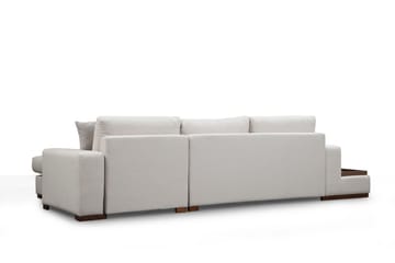 Huelva Højrevendt L-formet Sofa med Chaiselong 312 cm i Stof - Beige - Møbler - Sofaer - Sofa med chaiselong