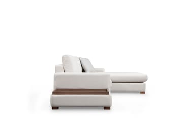 Huelva Højrevendt L-formet Sofa med Chaiselong 312 cm i Stof - Beige - Møbler - Sofaer - Sofa med chaiselong