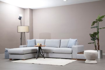 Huelva Venstrevendt L-formet Sofa med Chaiselong 332 cm i Stof - Grå - Møbler - Sofaer - Sofa med chaiselong