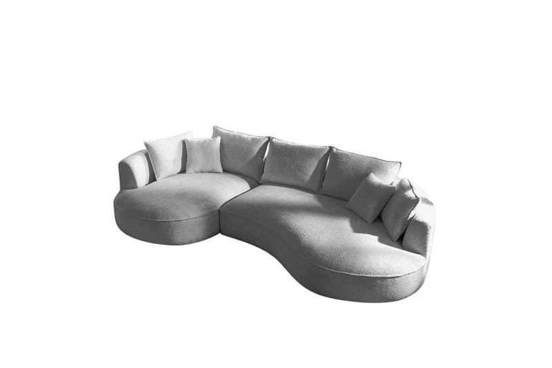 Hungirr Sofa med divan 4-personers - Grå - Møbler - Sofaer - Sofa med chaiselong