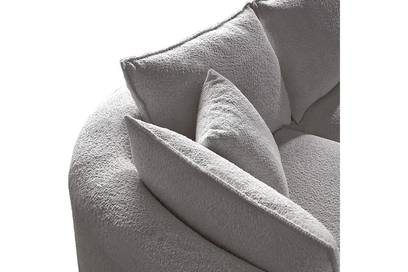 Hungirr Sofa med divan 4-personers - Grå - Møbler - Sofaer - Sofa med chaiselong