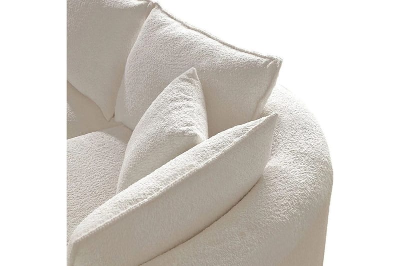 Hungirr Sofa med divan 4-personers - Hvid - Møbler - Sofaer - Sofa med chaiselong