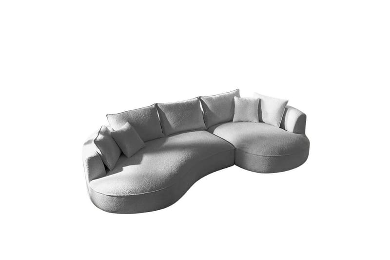 Hungirr Sofa med divan 4-personers - Grå - Møbler - Sofaer - Sofa med chaiselong