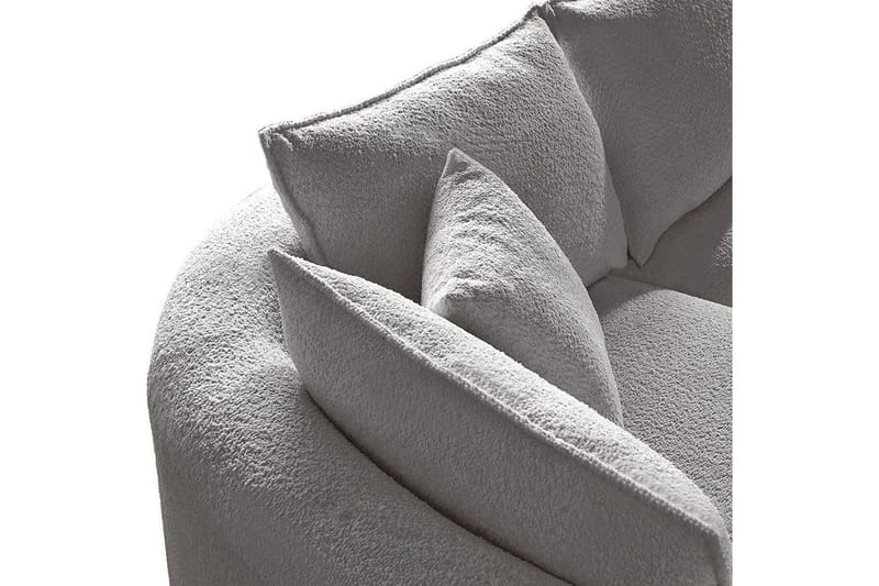 Hungirr Sofa med divan 4-personers - Grå - Møbler - Sofaer - Sofa med chaiselong