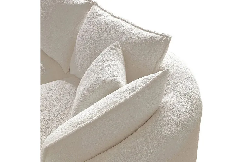 Hungirr Sofa med divan 4-personers - Hvid - Møbler - Sofaer - Sofa med chaiselong