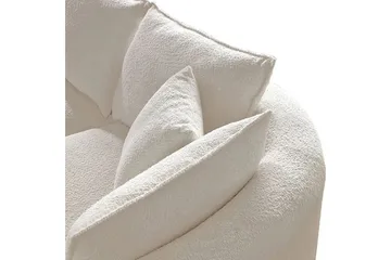 Hungirr Sofa med divan 4-personers - Hvid - Møbler - Sofaer - 4 personers sofa