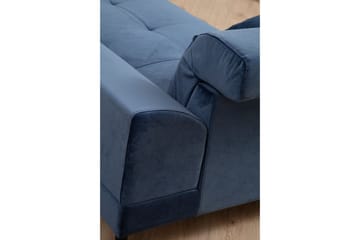 Jaraad Chaiselongsofa 3-personers - Blå - Møbler - Sofaer - Sofa med chaiselong