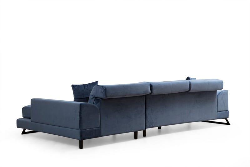 Jaraad Chaiselongsofa 3-personers - Blå - Møbler - Sofaer - Sofa med chaiselong