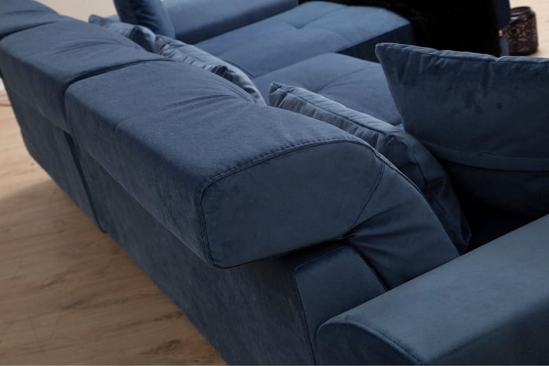 Jaraad Chaiselongsofa 3-personers - Blå - Møbler - Sofaer - Sofa med chaiselong