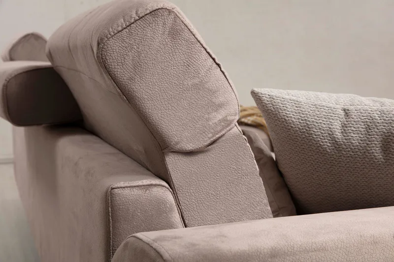 Jaraad Chaiselongsofa Højre - Beige/Sort - Møbler - Sofaer - Sofa med chaiselong