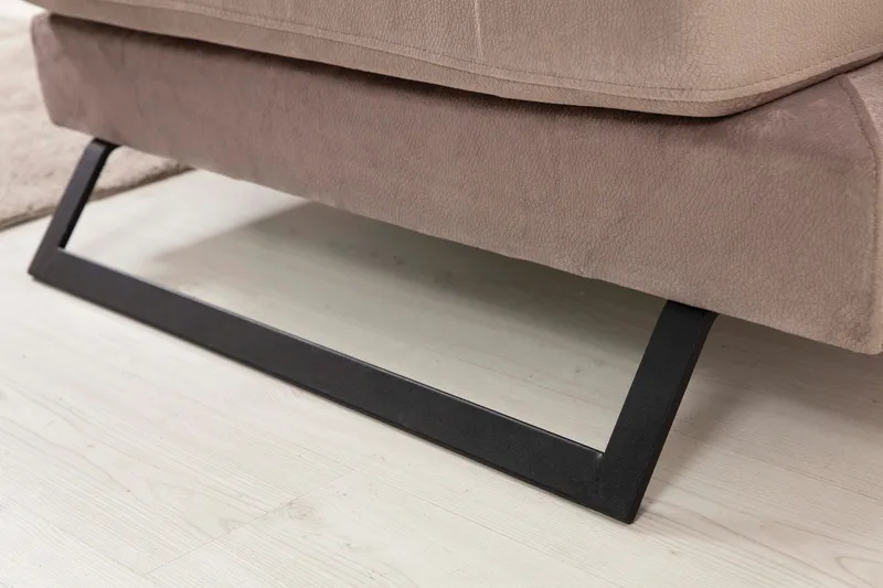 Jaraad Chaiselongsofa Højre - Beige/Sort - Møbler - Sofaer - Sofa med chaiselong