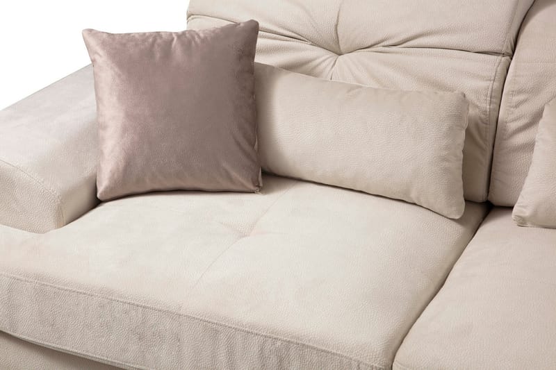 Jaraad Chaiselongsofa Højre - Beige/Sort - Møbler - Sofaer - Sofa med chaiselong
