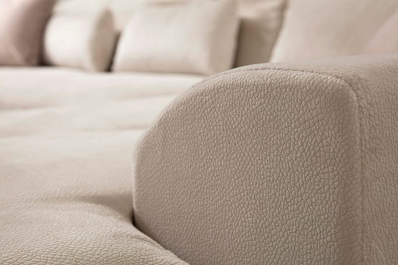 Jaraad Chaiselongsofa Højre - Beige/Sort - Møbler - Sofaer - Sofa med chaiselong