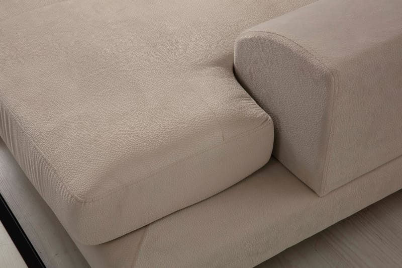 Jaraad Chaiselongsofa Højre - Beige/Sort - Møbler - Sofaer - Sofa med chaiselong