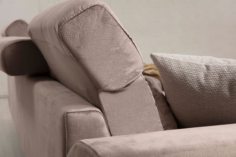 Jaraad Chaiselongsofa Venstre - Beige/Sort - Møbler - Sofaer - Sofa med chaiselong