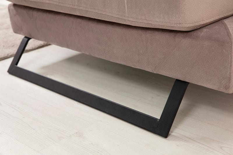 Jaraad Chaiselongsofa Venstre - Beige/Sort - Møbler - Sofaer - Sofa med chaiselong
