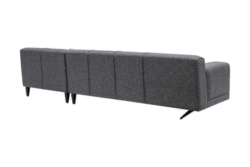 Jivago Chaiselongsofa Højre - Grå/Sort - Møbler - Sofaer - Sofa med chaiselong