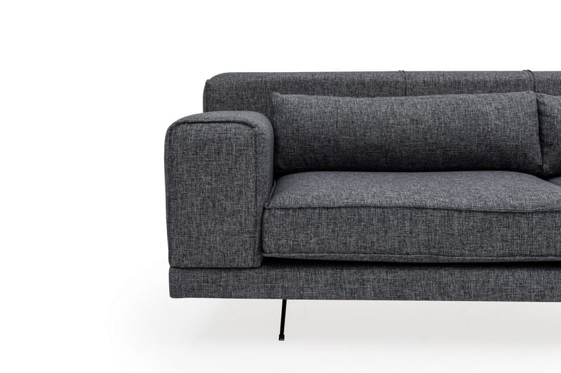 Jivago Chaiselongsofa Højre - Grå/Sort - Møbler - Sofaer - Sofa med chaiselong