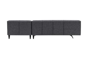 Jivago Chaiselongsofa Højre - Grå/Sort - Møbler - Sofaer - Sofa med chaiselong