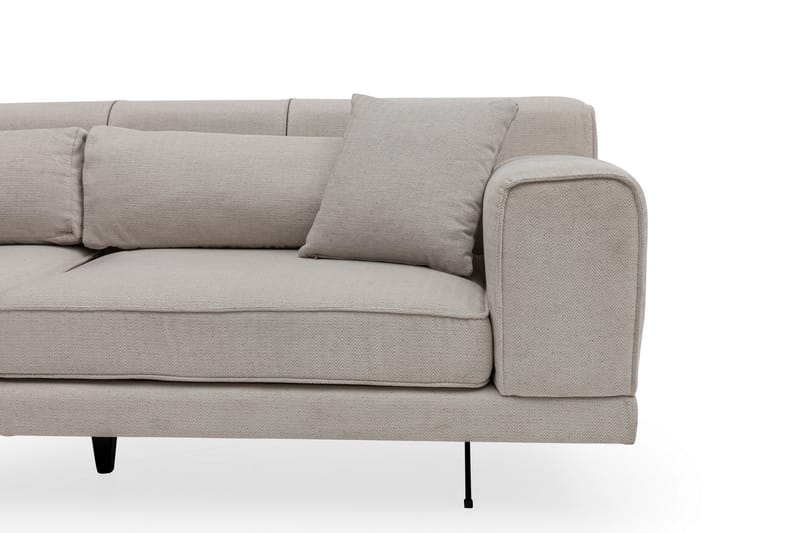 Jivago Chaiselongsofa Venstre - Beige/Sort - Møbler - Sofaer - Sofa med chaiselong