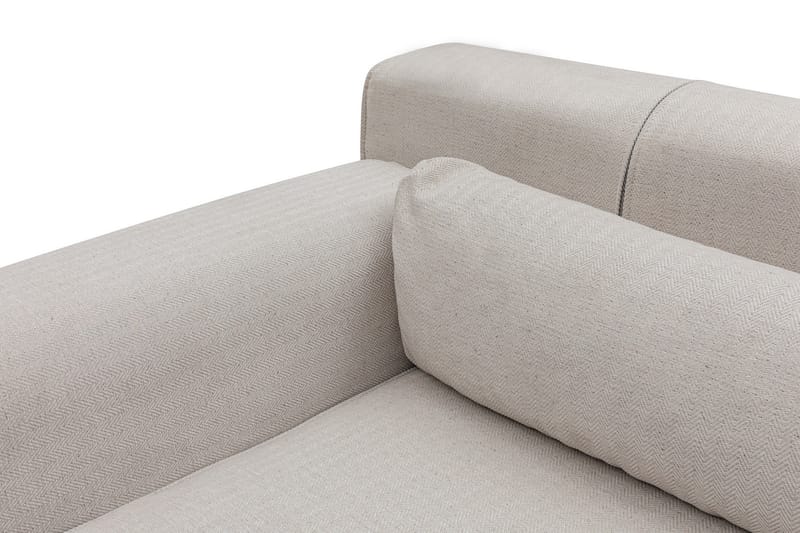 Jivago Chaiselongsofa Venstre - Beige/Sort - Møbler - Sofaer - Sofa med chaiselong