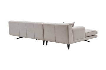 Jivago Chaiselongsofa Venstre - Beige/Sort - Møbler - Sofaer - Sofa med chaiselong