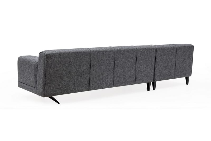 Jivago Chaiselongsofa Venstre - Grå/Sort - Møbler - Sofaer - Sofa med chaiselong