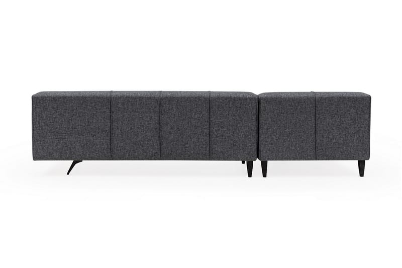 Jivago Chaiselongsofa Venstre - Grå/Sort - Møbler - Sofaer - Sofa med chaiselong