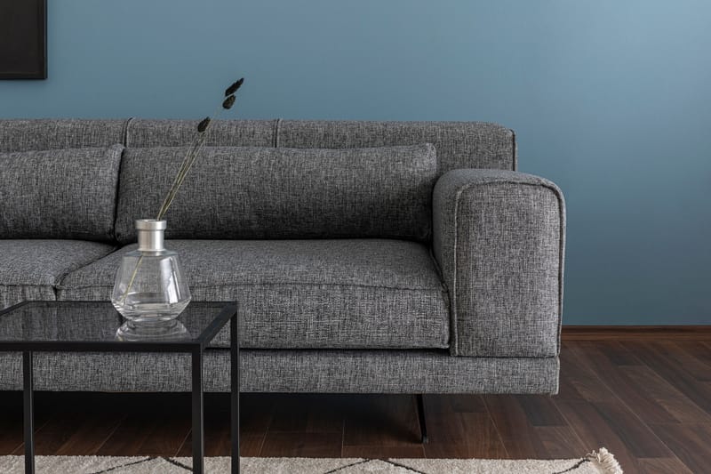 Jivago Chaiselongsofa Venstre - Grå/Sort - Møbler - Sofaer - Sofa med chaiselong