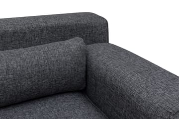 Jivago Chaiselongsofa Venstre - Grå/Sort - Møbler - Sofaer - Sofa med chaiselong