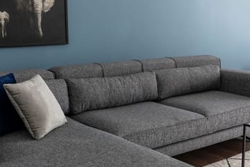 Jivago Chaiselongsofa Venstre - Grå/Sort - Møbler - Sofaer - Sofa med chaiselong