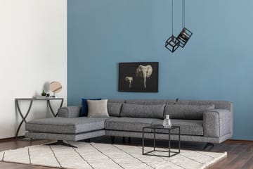 Jivago Chaiselongsofa Venstre - Grå/Sort - Møbler - Sofaer - Sofa med chaiselong
