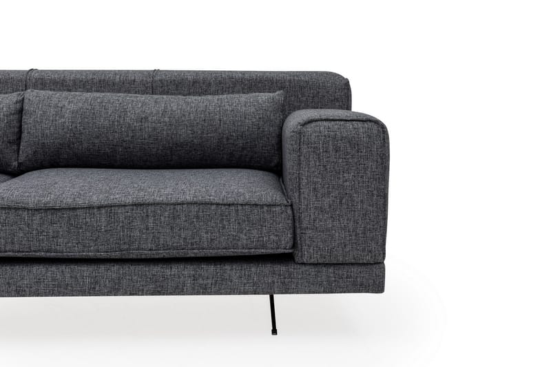 Jivago Chaiselongsofa Venstre - Grå/Sort - Møbler - Sofaer - Sofa med chaiselong