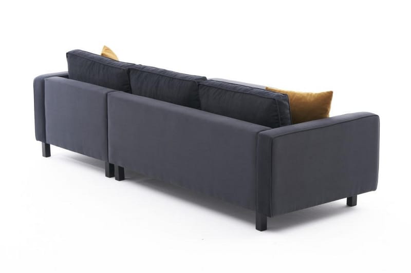 Kaletea Sofa m. Chaiselong 4-Pers. - Mørkegrå - Sofa med chaiselong - 4 personers sofa med chaiselong