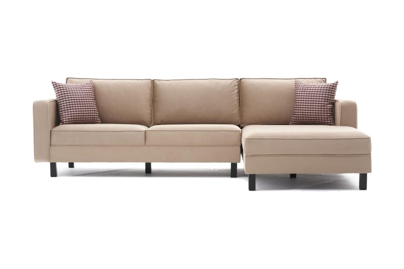 Kaletea Sofa m. Chaiselong 4-Pers. - Beige - Møbler - Sofaer - Sofa med chaiselong