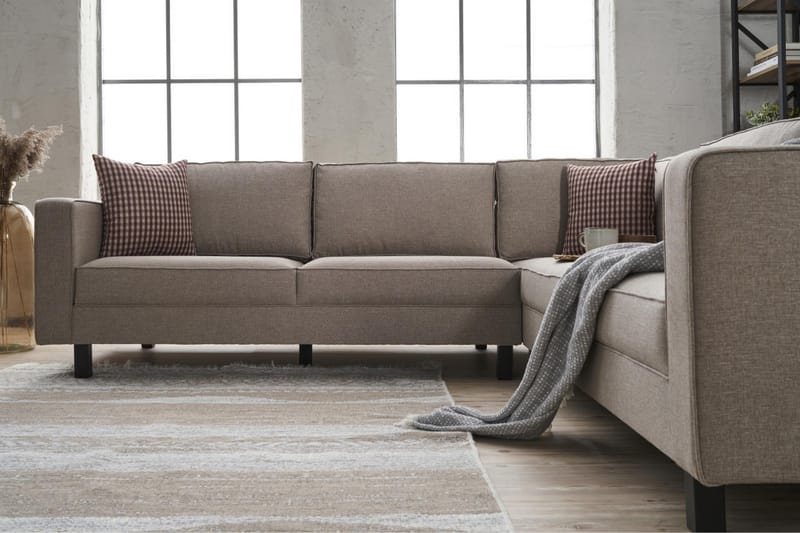 Kaletea Sofa m. Chaiselong 4-Pers. - Cream - Møbler - Sofaer - Sofa med chaiselong