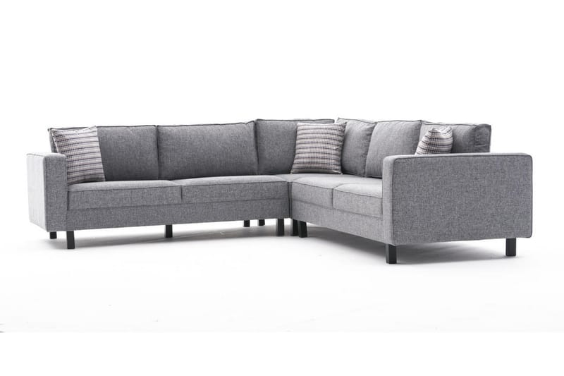 Kaletea Sofa m. Chaiselong 4-Pers. - Grå - Møbler - Sofaer - Sofa med chaiselong