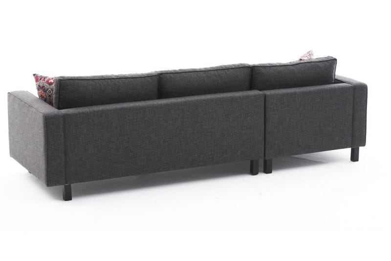 Kaletea Sofa m. Chaiselong 4-Pers. - Antracit - Sofa med chaiselong - 4 personers sofa med chaiselong