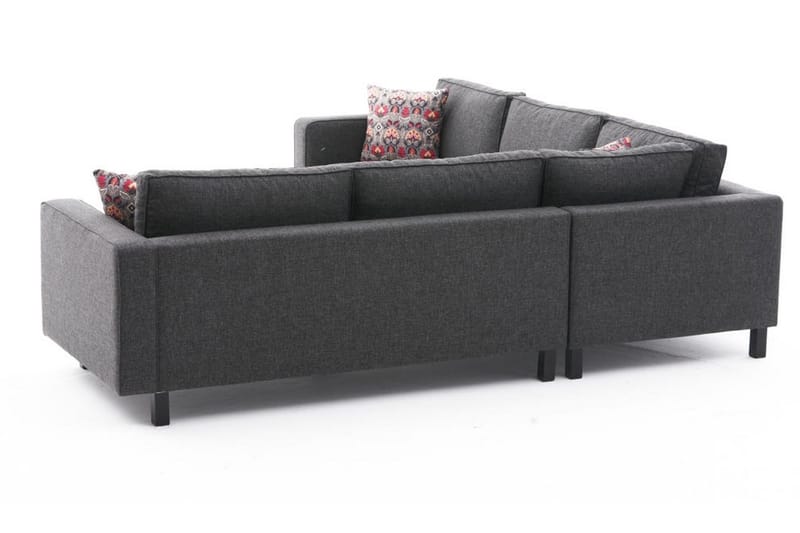 Kaletea Sofa m. Chaiselong 4-Pers. - Antracit - Sofa med chaiselong - 4 personers sofa med chaiselong