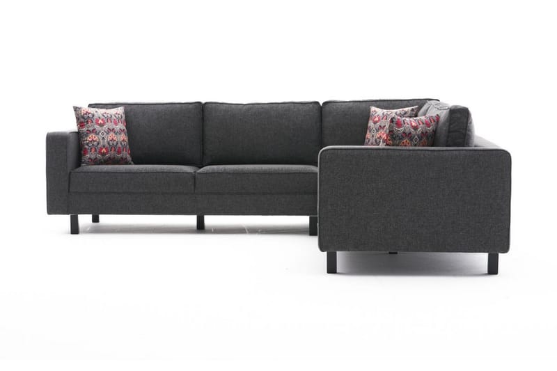 Kaletea Sofa m. Chaiselong 4-Pers. - Antracit - Sofa med chaiselong - 4 personers sofa med chaiselong