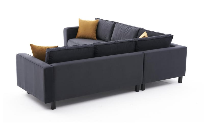 Kaletea Sofa m. Chaiselong 4-Pers. - Mørkegrå - Møbler - Sofaer - Sofa med chaiselong