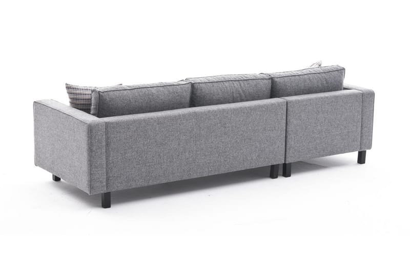 Kaletea Sofa m. Chaiselong 4-Pers. - Grå - Sofa med chaiselong - 4 personers sofa med chaiselong