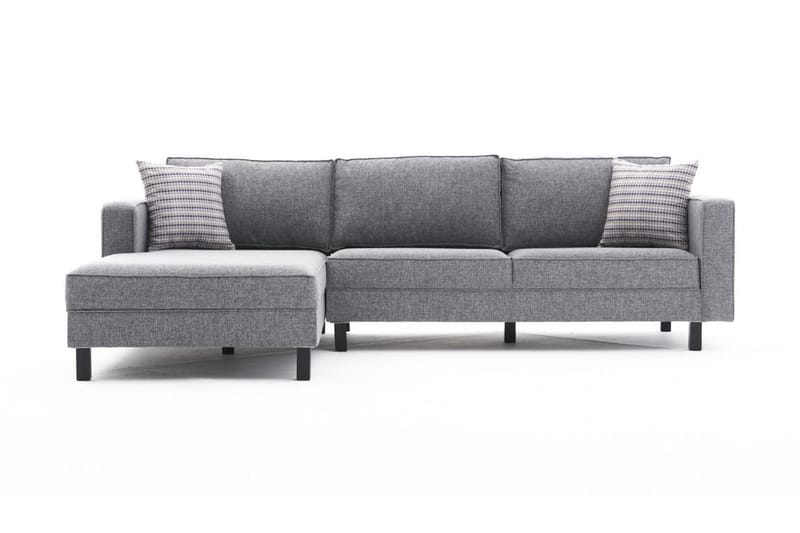 Kaletea Sofa m. Chaiselong 4-Pers. - Grå - Møbler - Sofaer - Sofa med chaiselong