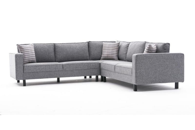 Kaletea Sofa m. Chaiselong 4-Pers. - Grå - Møbler - Sofaer - Hjørnesofa - Hjørnesofa med chaiselong