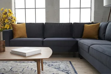 Kaletea Sofa m. Chaiselong 4-Pers. - Mørkegrå - Møbler - Sofaer - Hjørnesofa
