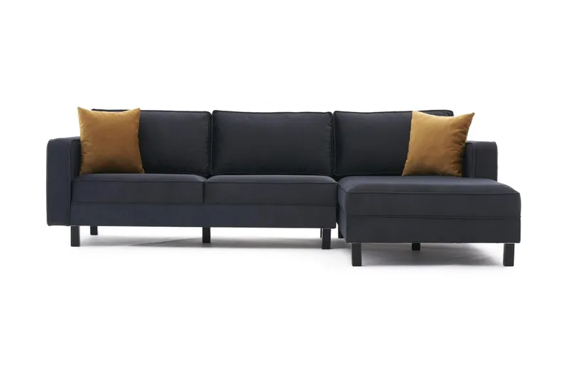 Kaletea Sofa m. Chaiselong 4-Pers. - Mørkegrå - Møbler - Sofaer - Sofa med chaiselong